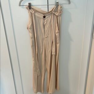 Elegant Cream Women's pant set